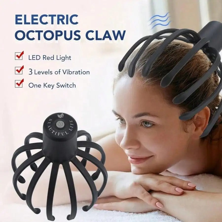 Soothing Octo Electric Head Massager | Stress Relief & Scalp Care