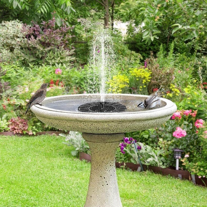 Solar-Powered Bird Bath Fountain Pump