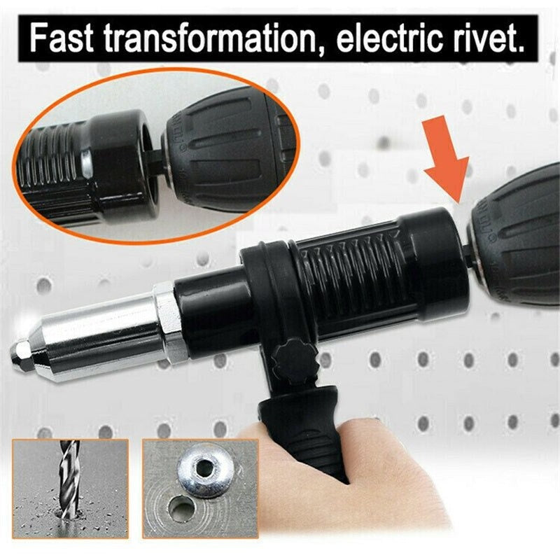 4pcs Professional Electric Rivet Gun Adapter Kit