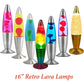 Retro Lava Lamp 16” Peaceful Motion Wax Liquid Relaxation Light Xmas Gift