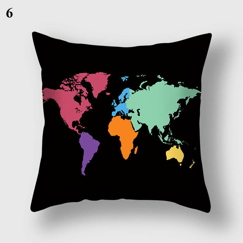 18" Cushion Cover Pillow Case Home Sofa Decor Pillowslip Waist Pillow Cover Soft