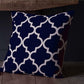 4 Pack of Cushion Covers Geometric Linen Feel Moroccan Design 18 inch Square