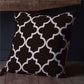 4 Pack of Cushion Covers Geometric Linen Feel Moroccan Design 18 inch Square