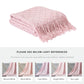 Boho Knit Blanket Throw Tassel Plaid Travel Throw Large Blankets For Sofa Bed