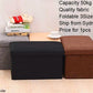 FIBER FOOT STORAGE STOOL OTTOMAN ORGANISER TOY BOX SOFA BENCH CUBE CHANGE SHOE