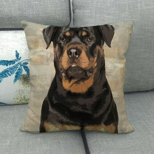 18" Pet Dog Puppy French Bulldog Throw Pillow Case Labrador Couch Cushion Cover