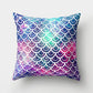 18'' MERMAID-FISH SCALE THROW PILLOW SOFA CUSHION COVER HOME DECOR