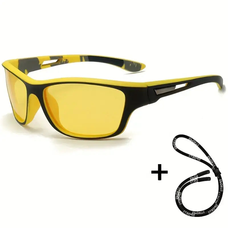 Men's Outdoor Sports Sunglasses with Anti-glare Polarized Lens - Fishing & Other Sports Activities "