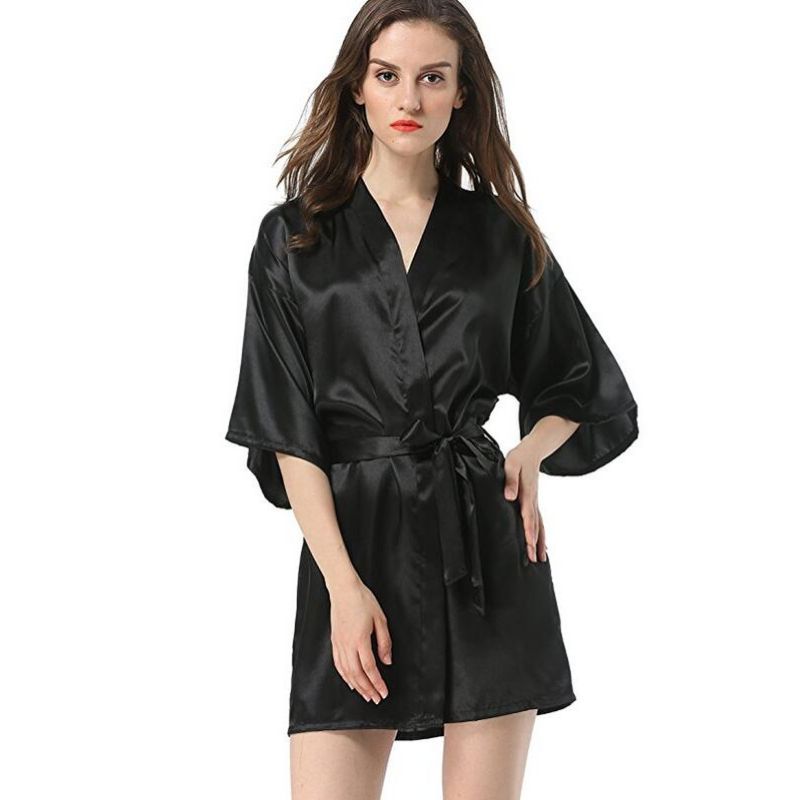 Premium Silk Beauty Robe For Women + Free Eye Mask