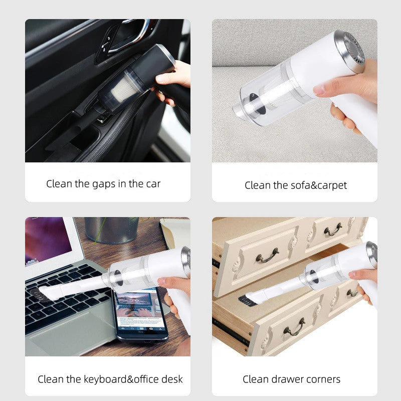 Wireless Mini Car Vacuum Cleaner