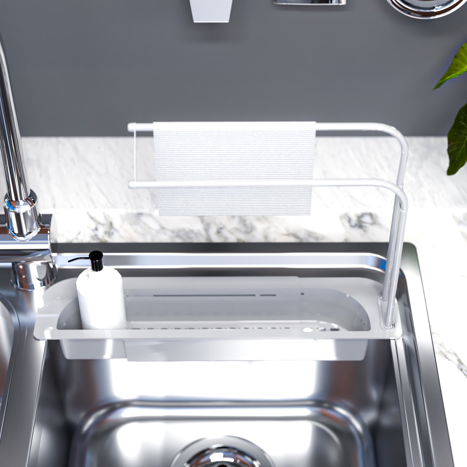 Multi Functional Telescopic Sink Organiser